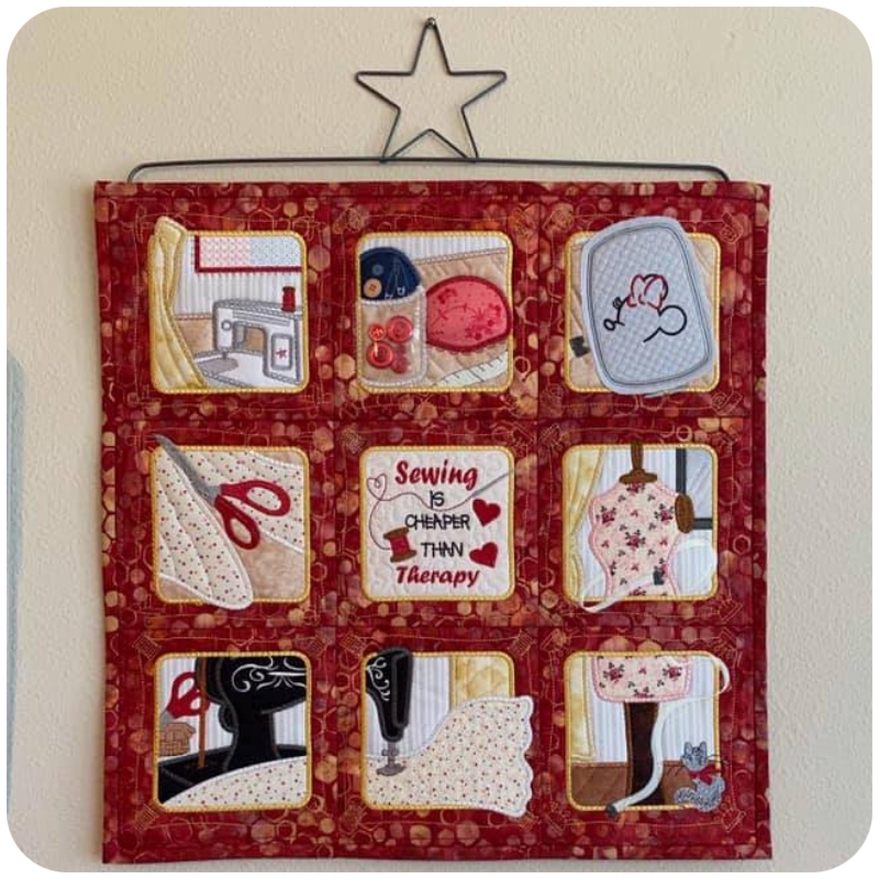 Beverly - Sewing Wall Hanging