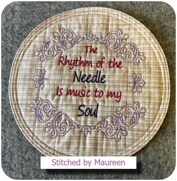 Free Rhythm of the needle by Maureen