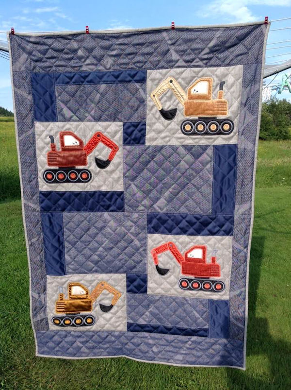 IW Digger Quilt by Martine