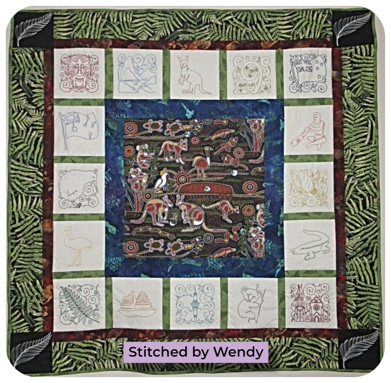 Kiwi Quilt by Wendy