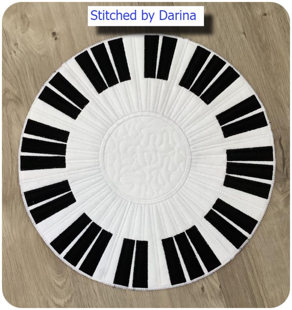 Large Piano Placemat by Darina