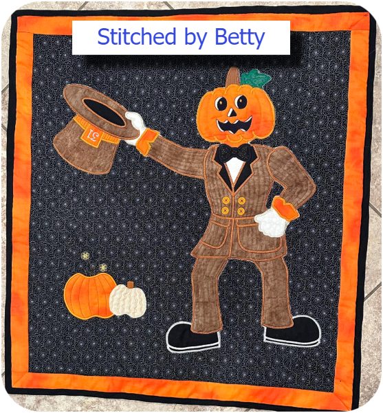 Mr Pumpkin head by Betty