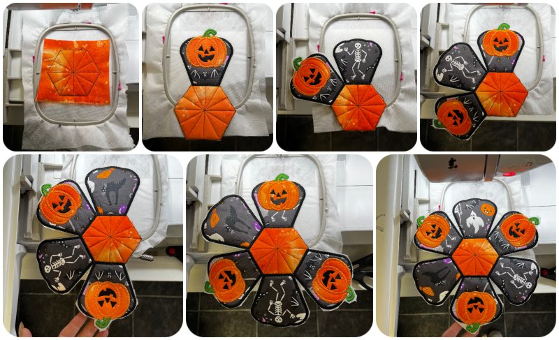 Seven hooping 4x4 Halloween Bowl by Kreative Kiwi