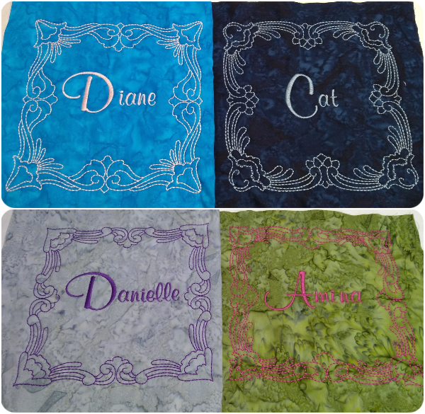 Fancy Frame Monograms by Sue