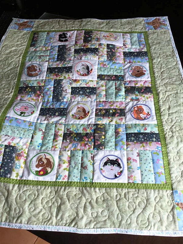 Animal Patches Quilt