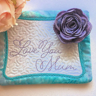 Everlasting Rose Coaster (In the Hoop)