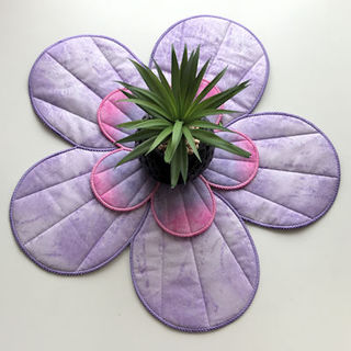 Free Large Applique Flower