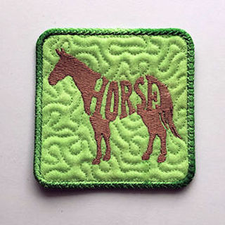 Free In the hoop Farm Animal Coasters