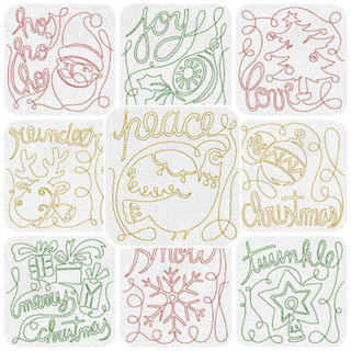 Free Continuous Lines Xmas