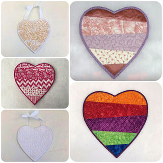 Scrappy Heart In the hoop