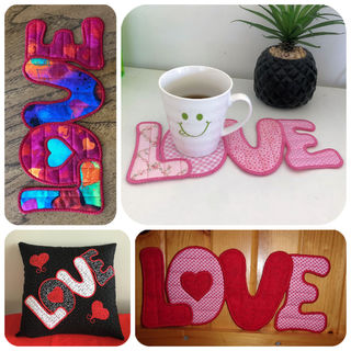 Free LOVE Bubble Word