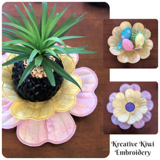 In the hoop 3D Flower