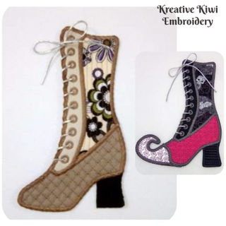 In the hoop Vintage Boot