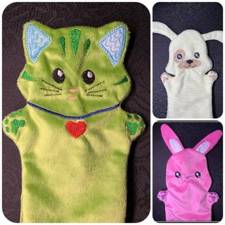 In the hoop Hand Puppets