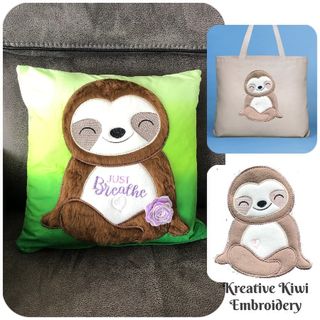 Large Sloth Applique