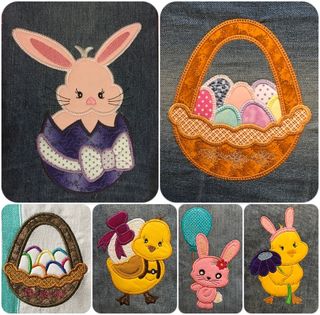 Easter Cuties Applique