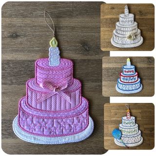In the hoop Stacked Cake