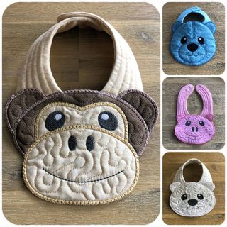 In the hoop Animal Bib