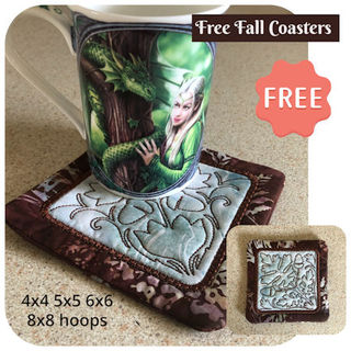 Free Fall Leaves In the hoop Coaster