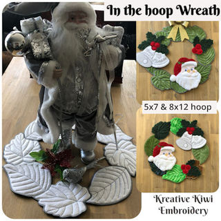 Large In the hoop Wreath