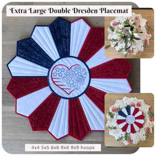 Extra Large Double Dresden Placemat