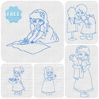 Free Sewing Girls