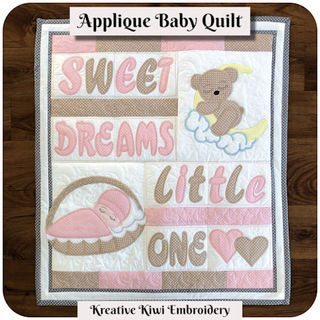Large Applique Baby Quilt