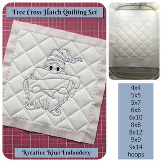 Free Cross Hatching Quilt Set