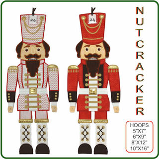 Large Applique Nutcracker