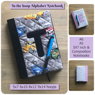Alphabet Notebook In the hoop