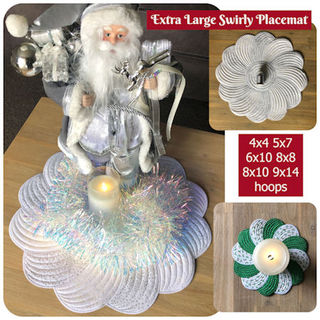 Extra Large Swirly Placemat