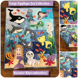 Large Applique Sea Collection