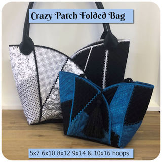 Folded Crazy Patch bag