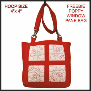 Free Poppy Windowpane Bag