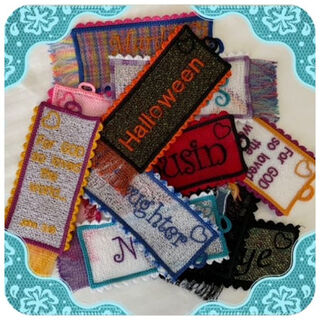 Free Standing Lace Fringed Bookmarks