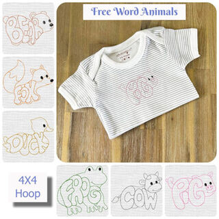Free Word Animals