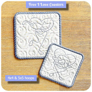 Free I Love Coasters
