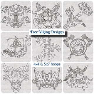 Free Viking Embroidery designs