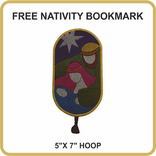 Free Nativity Bookmark