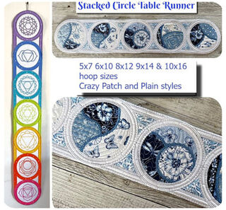 Large No Sew Circle Runner