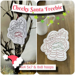 Cheeky Santa Freebie