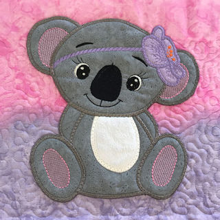 How to stitch a completed Large Applique to an item