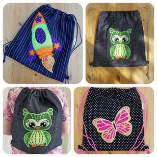 How to make a fully lined Draw string Bag