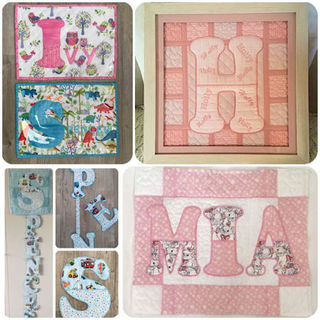 Ideas for using our Large Applique Letters