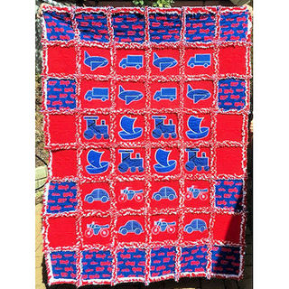 Faye's Fantastic Raggy Quilt Edging
