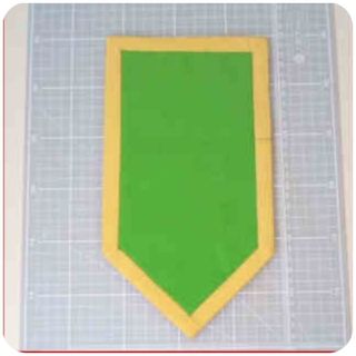 How to adding binding to angled corners