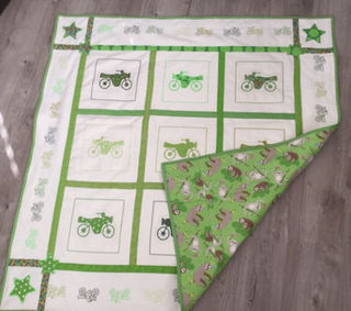 How to make a Quick Cuddly Fleece & Flannel Quilt