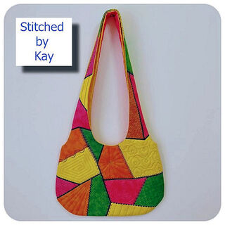 How to make Crazy Patch Hobo Bag