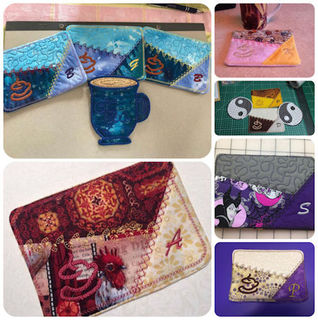 How to make our Free In the hoop Crazy Patch Mug Rug