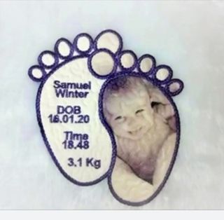 How to make In the hoop Baby Feet